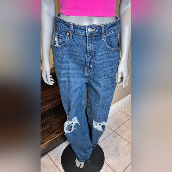 High waist ripped jeans - Picture 6 of 10